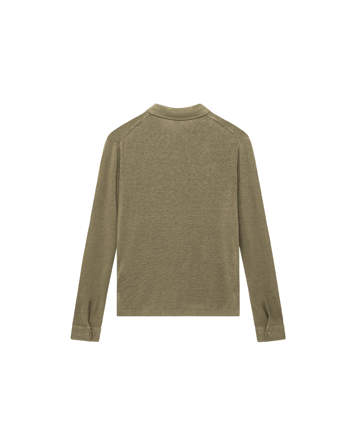 Linen Polo - Moss