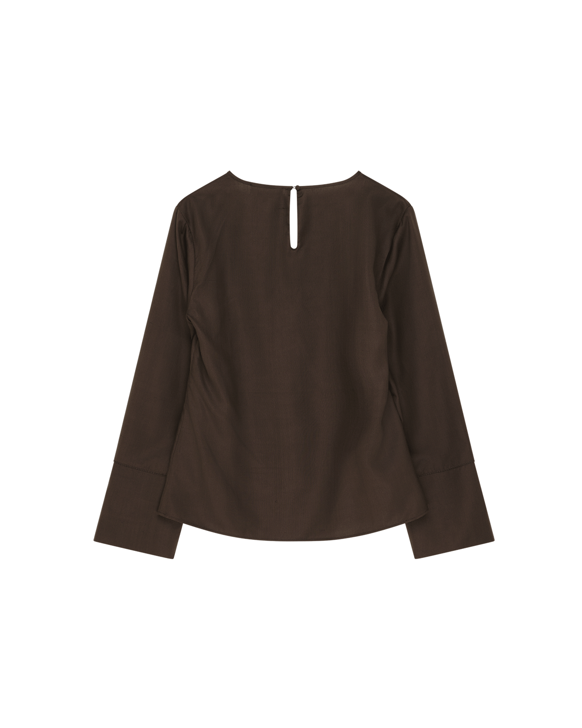 Maria Blouse - Chocolate Dupioni