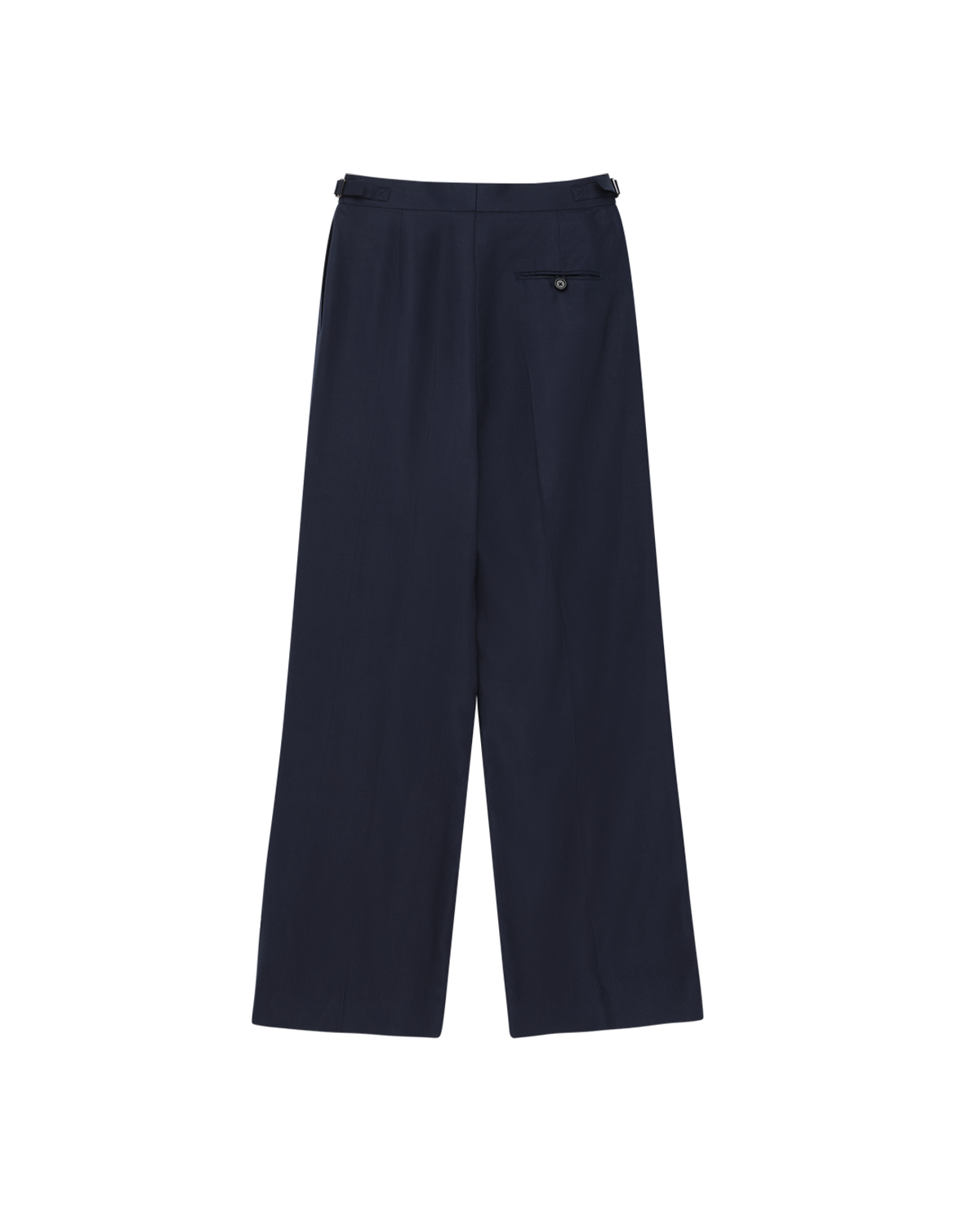 Perriand Trouser - Navy Dupioni