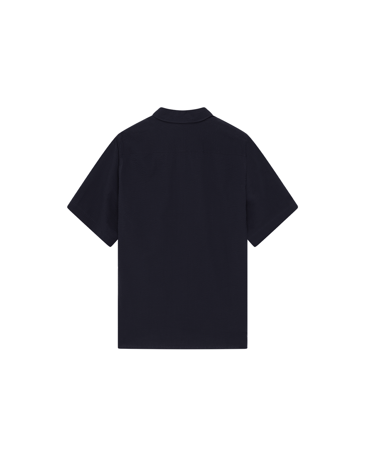 Resort Shirt I - Navy Wide Seersucker