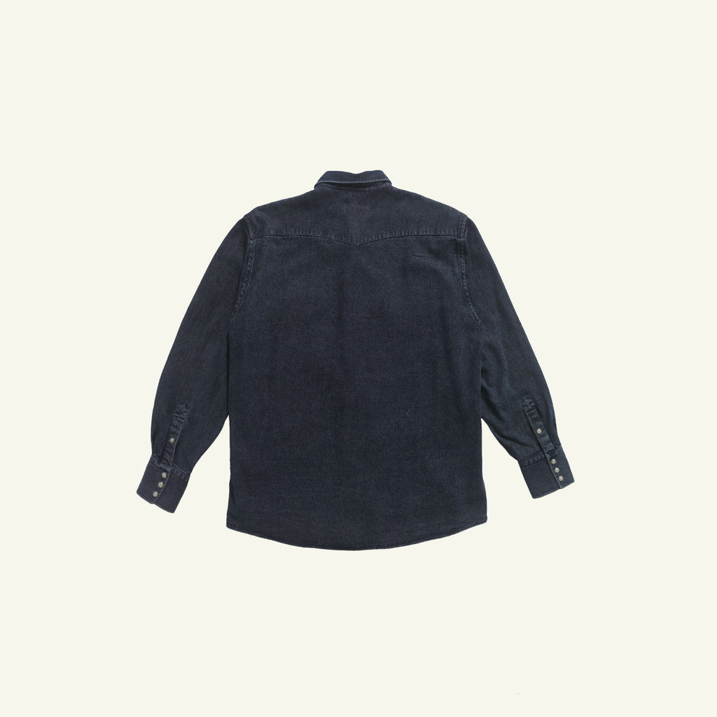 Western Shirt - Black Denim