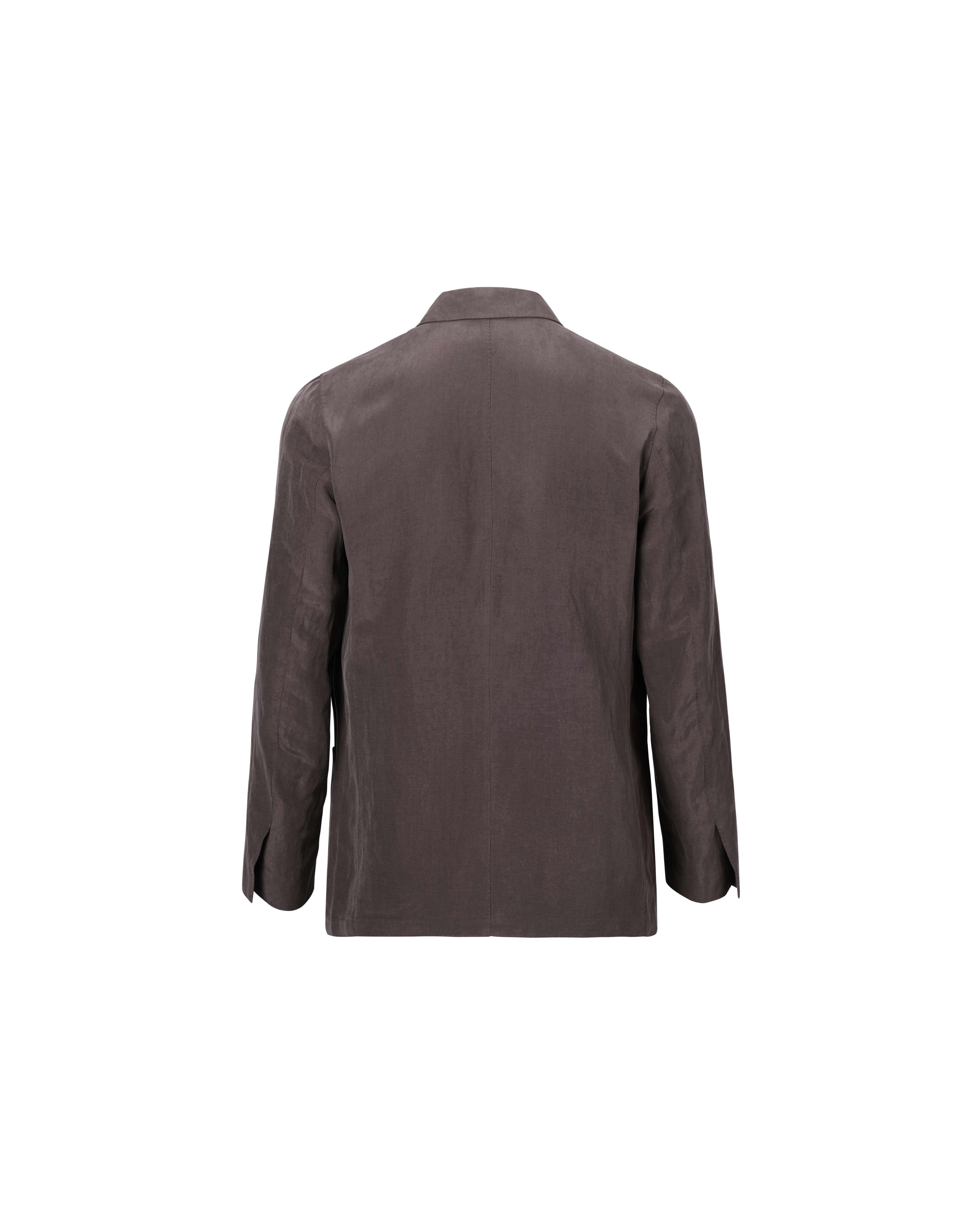 Slack Jacket - Chocolate Silk Linen