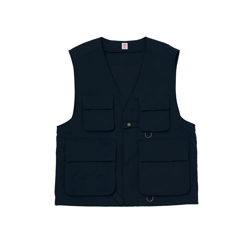 Ripstop Angler's Vest - Navy