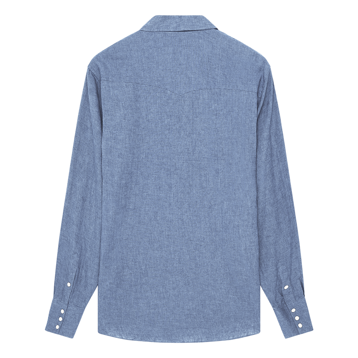 Western Shirt - Linen Check