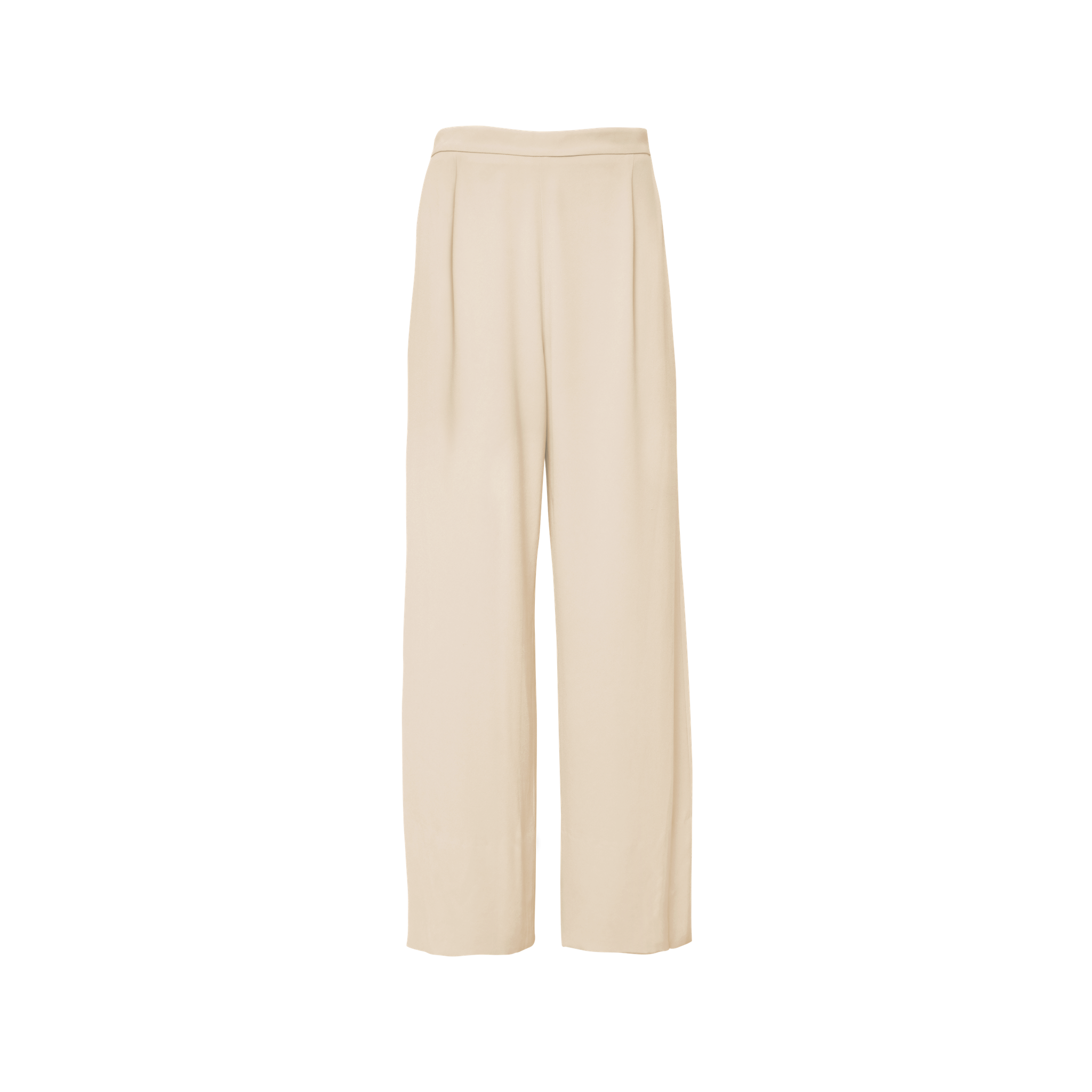 Beige Silk Sofia Trouser