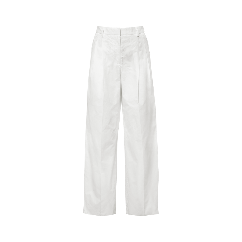 White Poplin Perriand Trousers