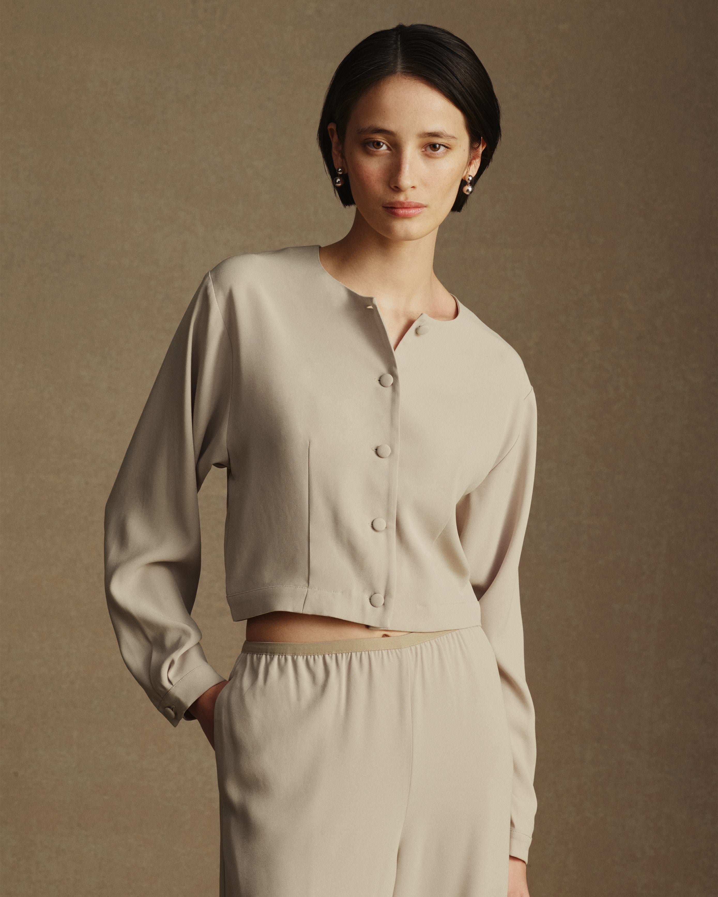Florence Blouse - Greige