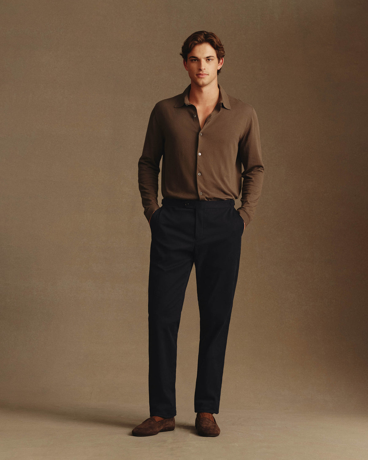Ice Cotton Shirt - Dark Moss
