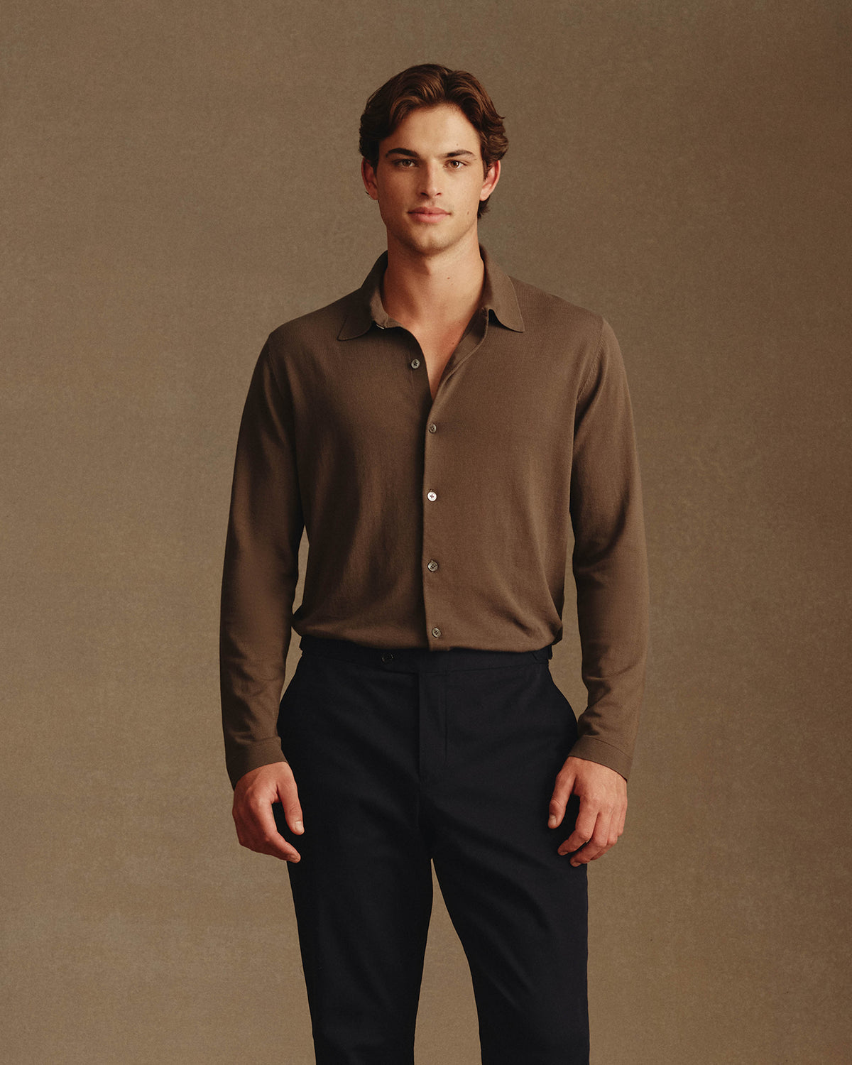 Ice Cotton Shirt - Dark Moss