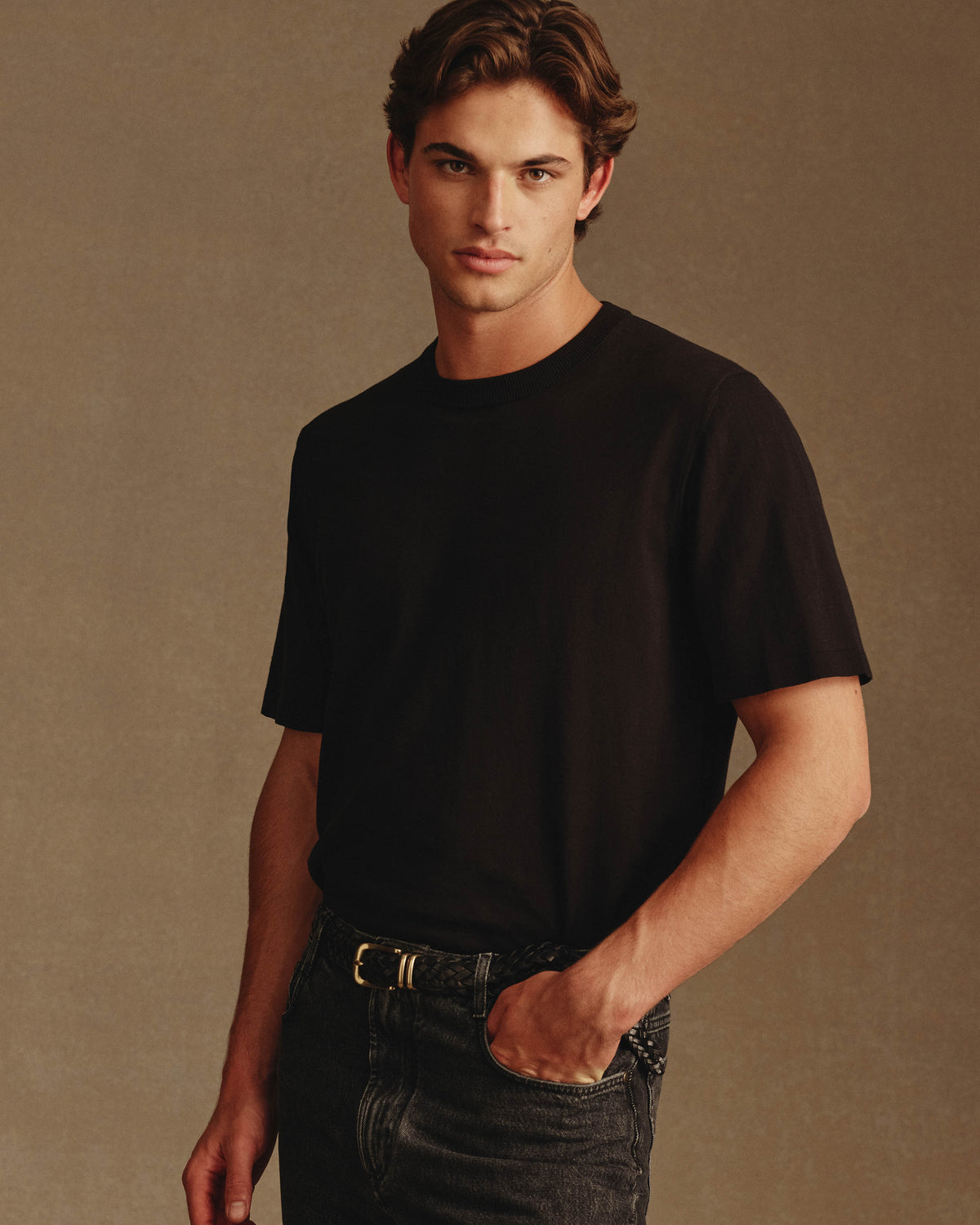 Ice Cotton Tee - Black