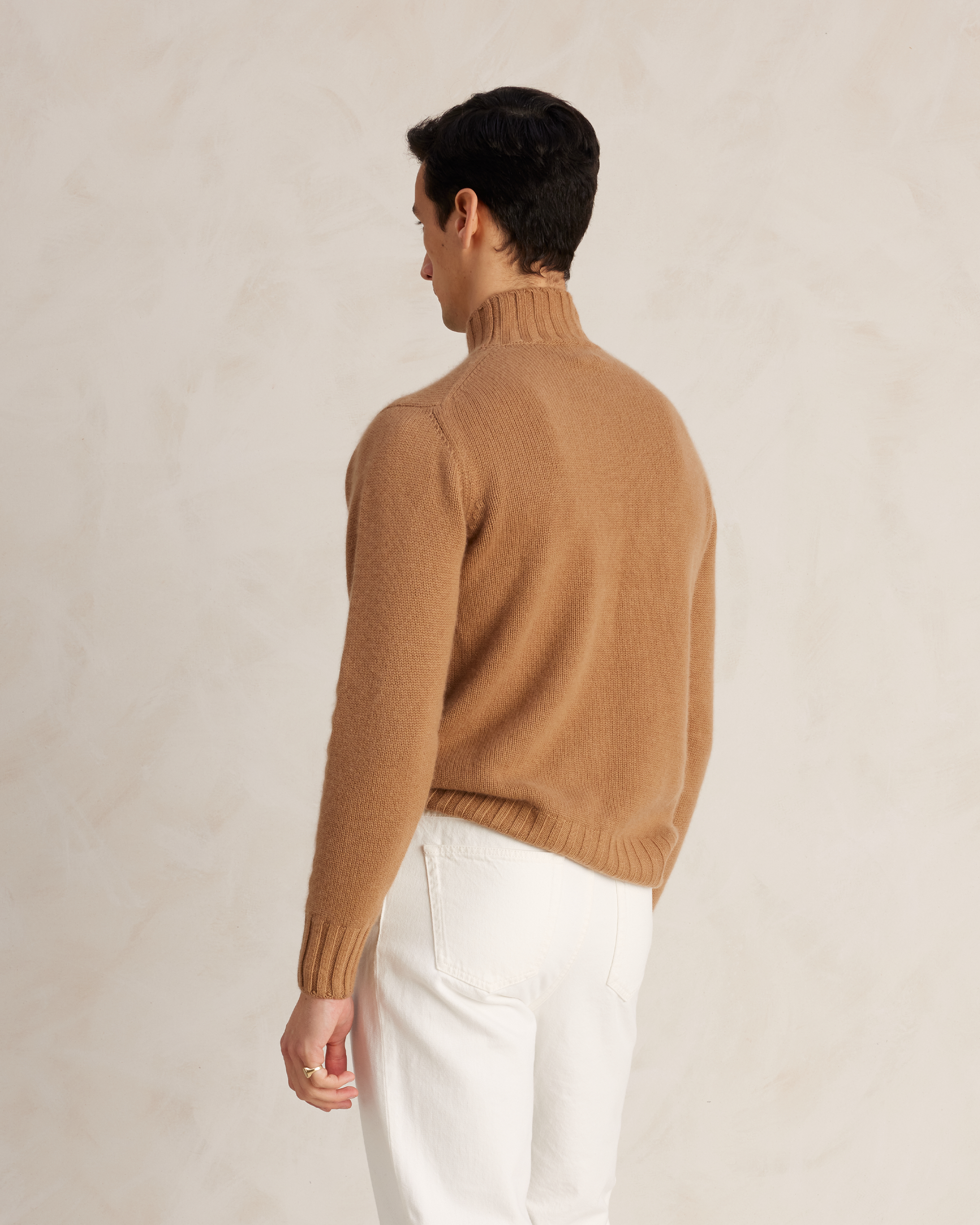 Camel Cashmere Alpine Sweater