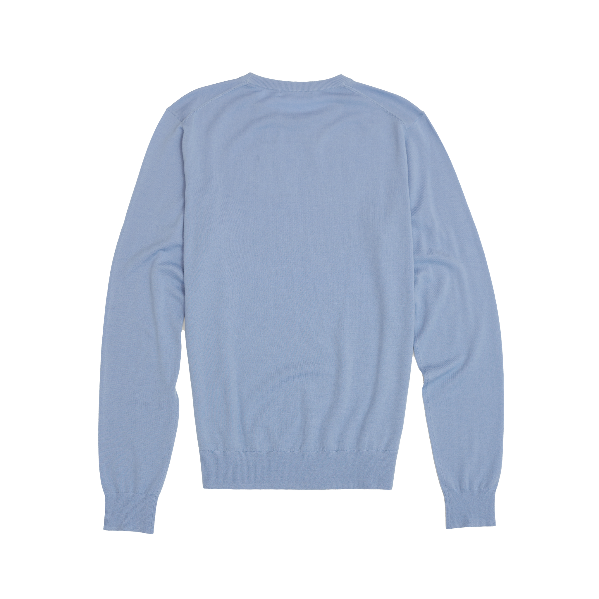 Merino Polo - Dusty Blue