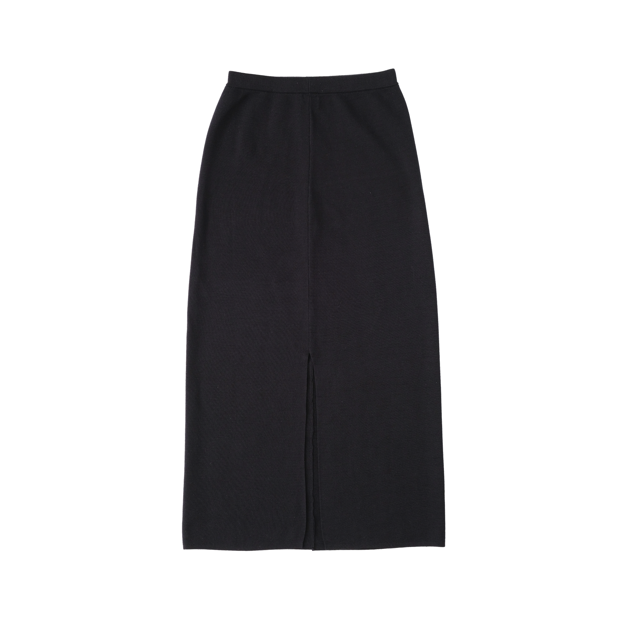 Black Milano Knit Skirt