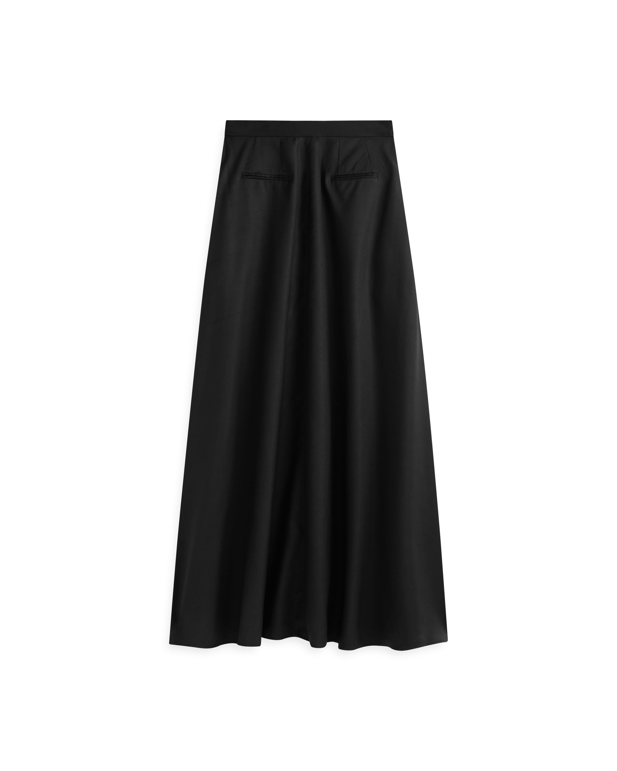 Kahlo Skirt - Black Dupioni