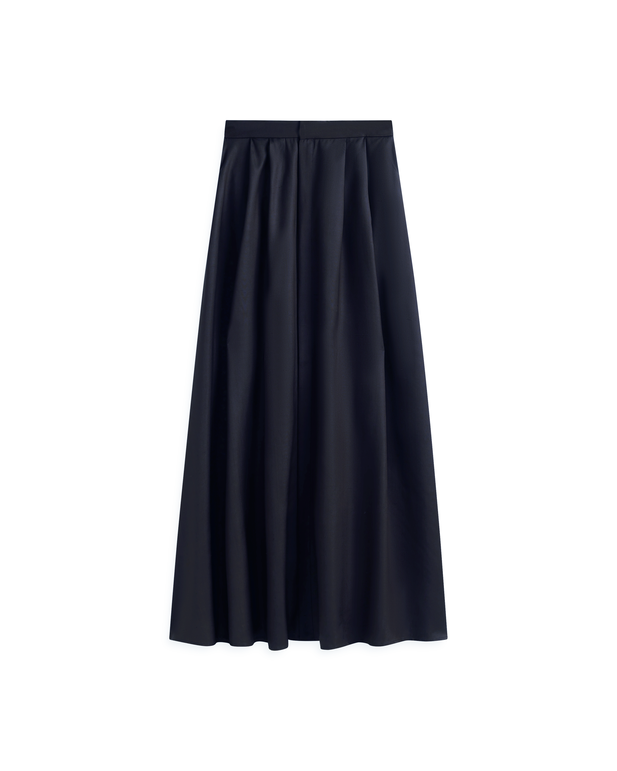 Kahlo Skirt - Navy Dupioni
