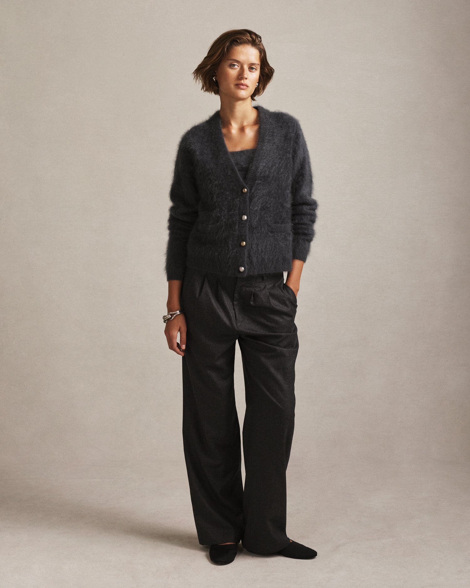 Claudia Cardigan - Slate