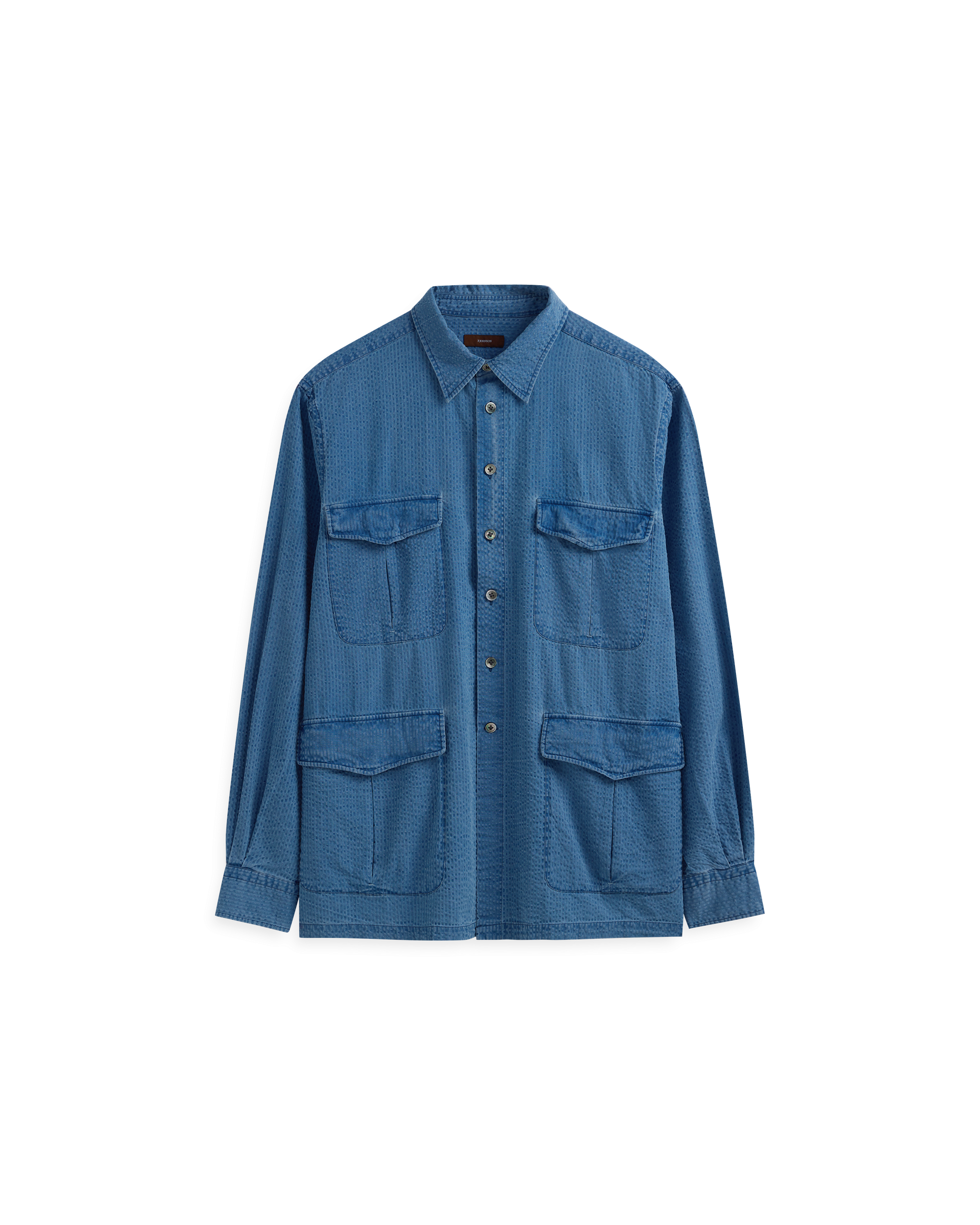 Lamu Shirt - Bleached Indigo