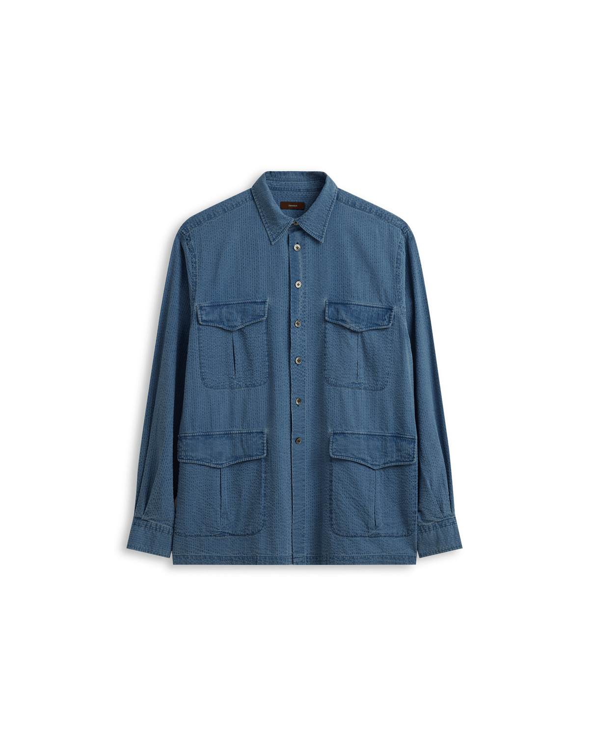 Lamu Shirt - Bleached Indigo