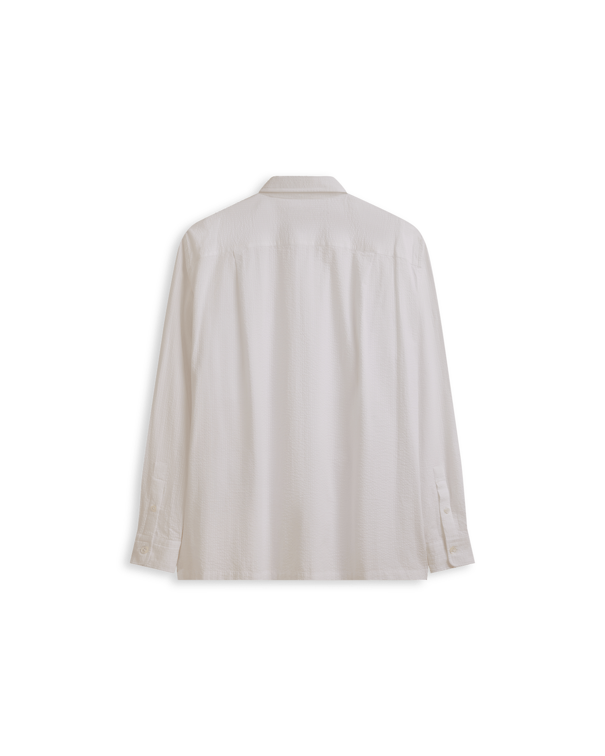 Lamu Shirt - White Seersucker