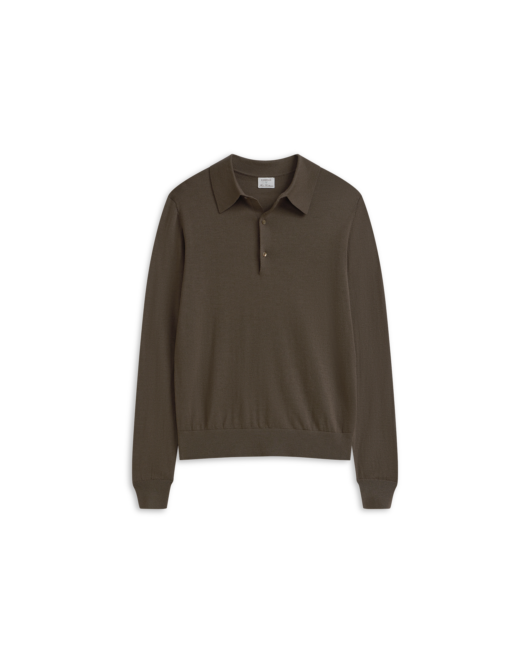 Merino Polo - Moss