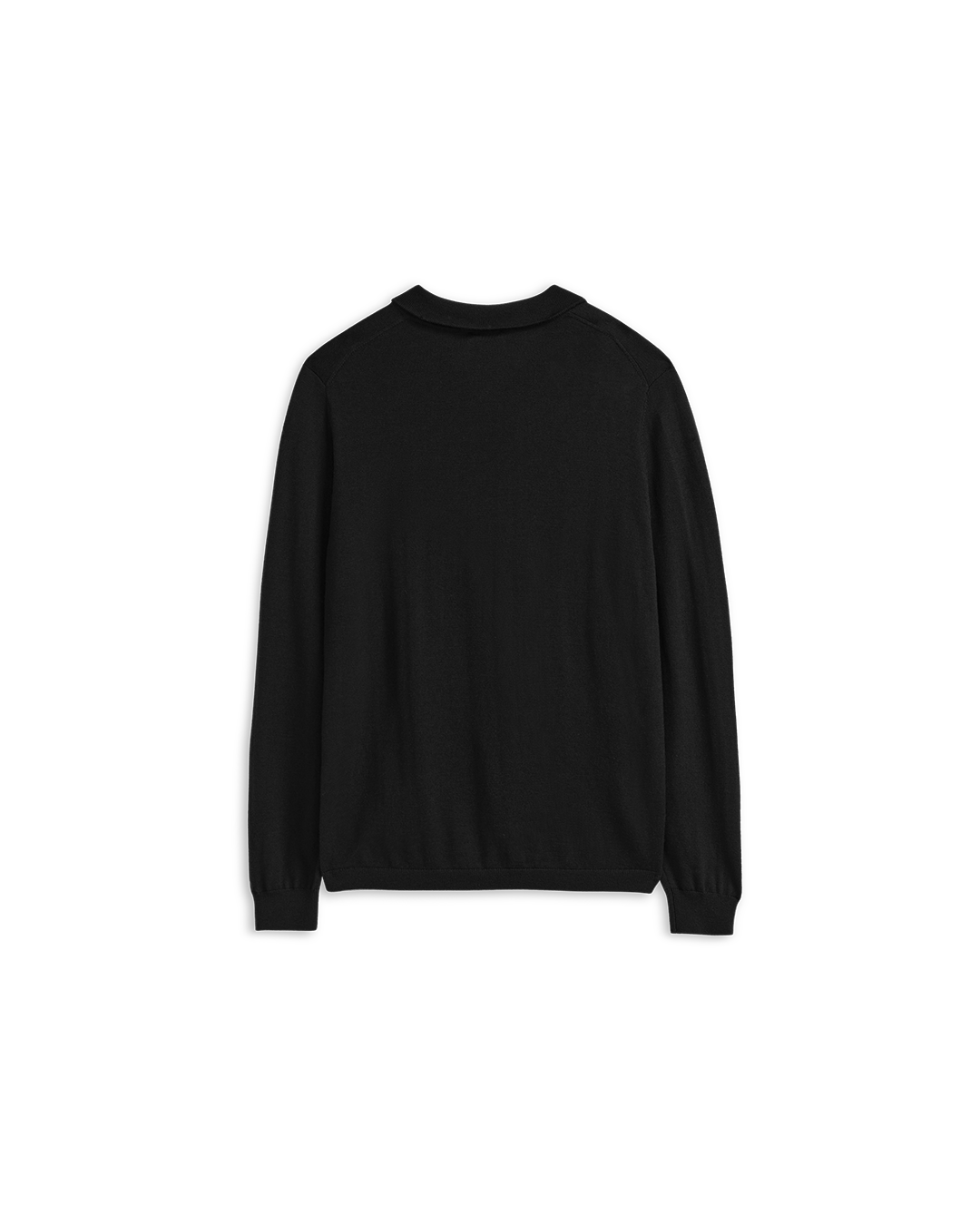 Cass Merino Quarter Zip - Black