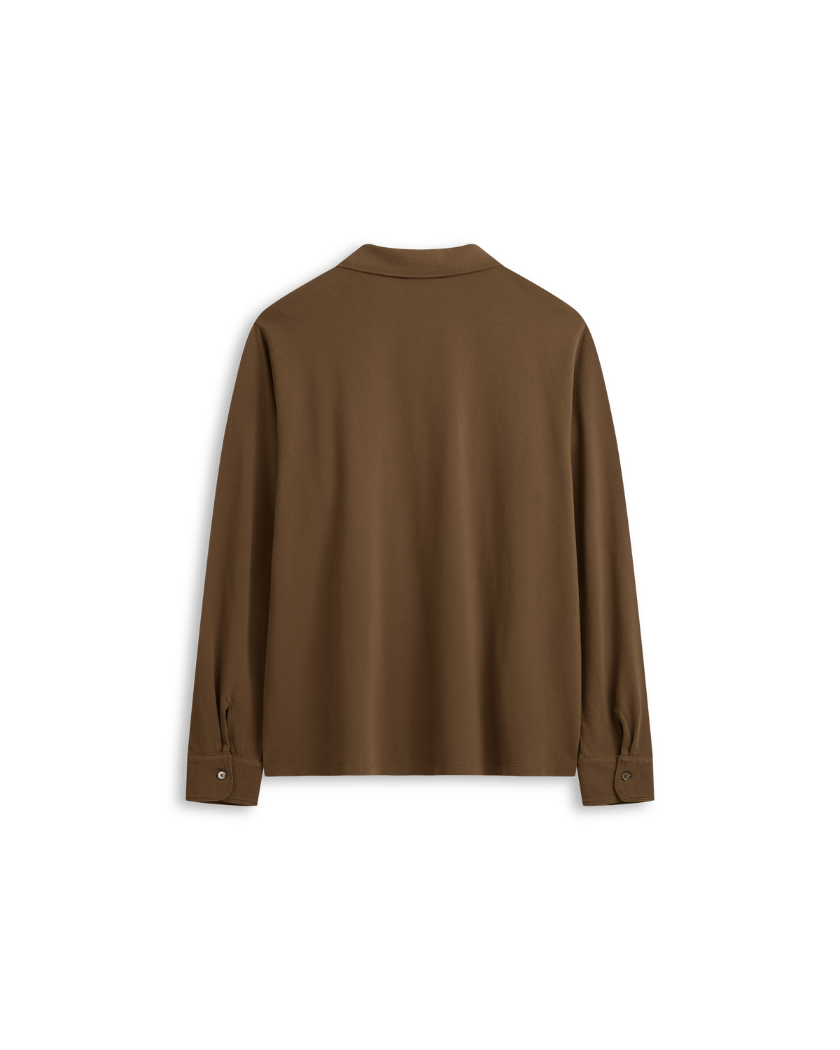 Newk Long Sleeve Polo - Taupe