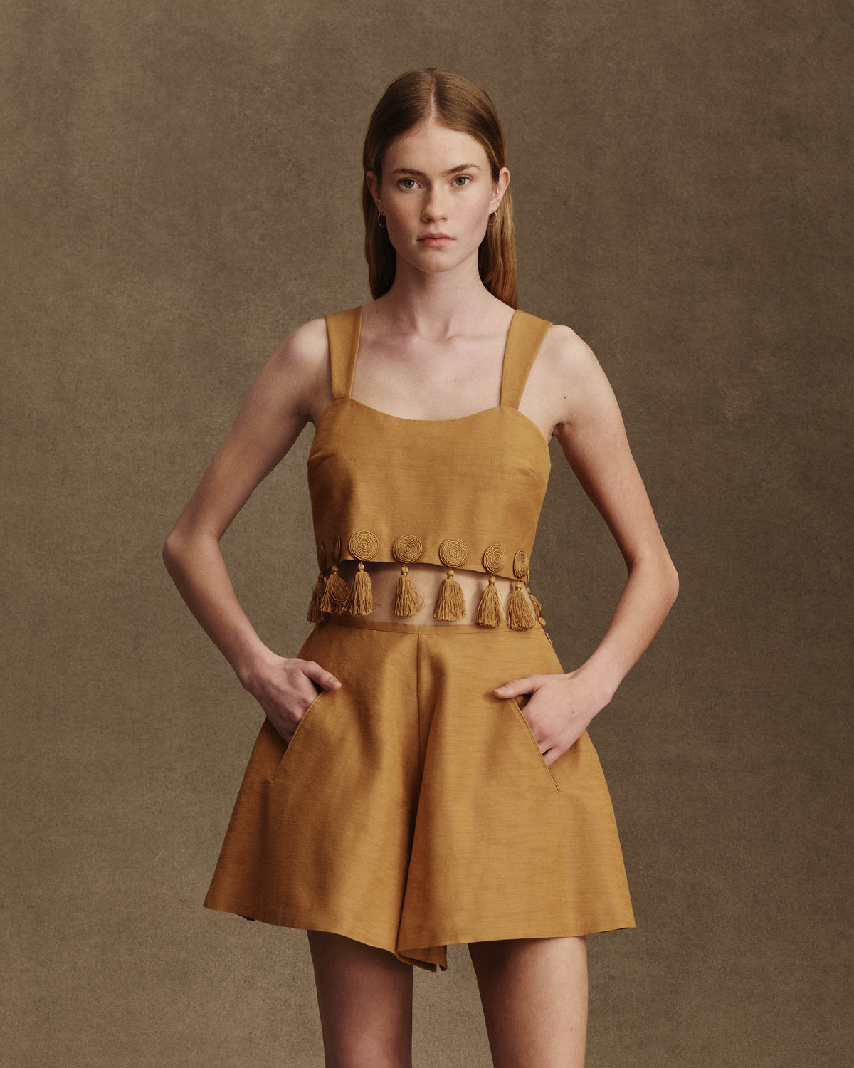 Nila Top - Ochre