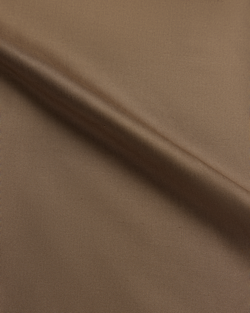 Nina Blouse - Taupe Dupioni