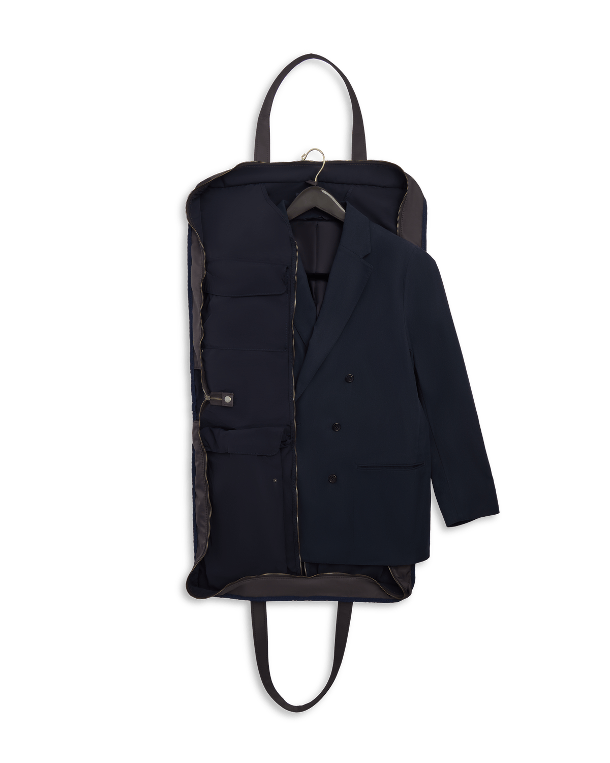 Nylon Suit Bag - Espresso
