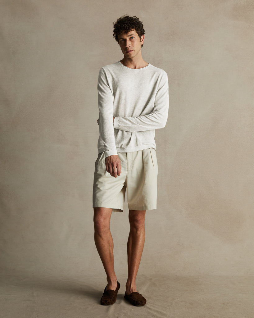Off White Linen Sweater
