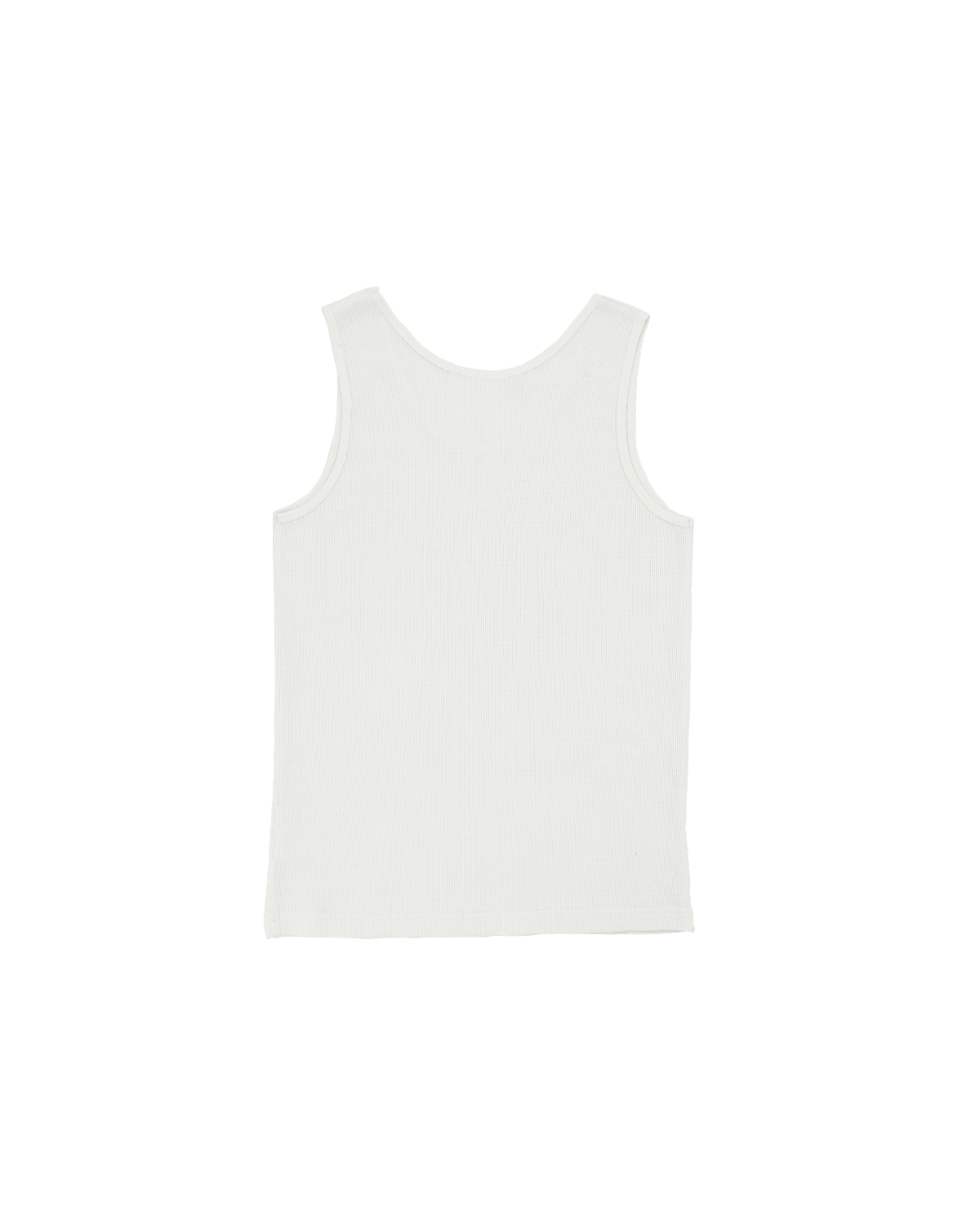 White Waffle Tank