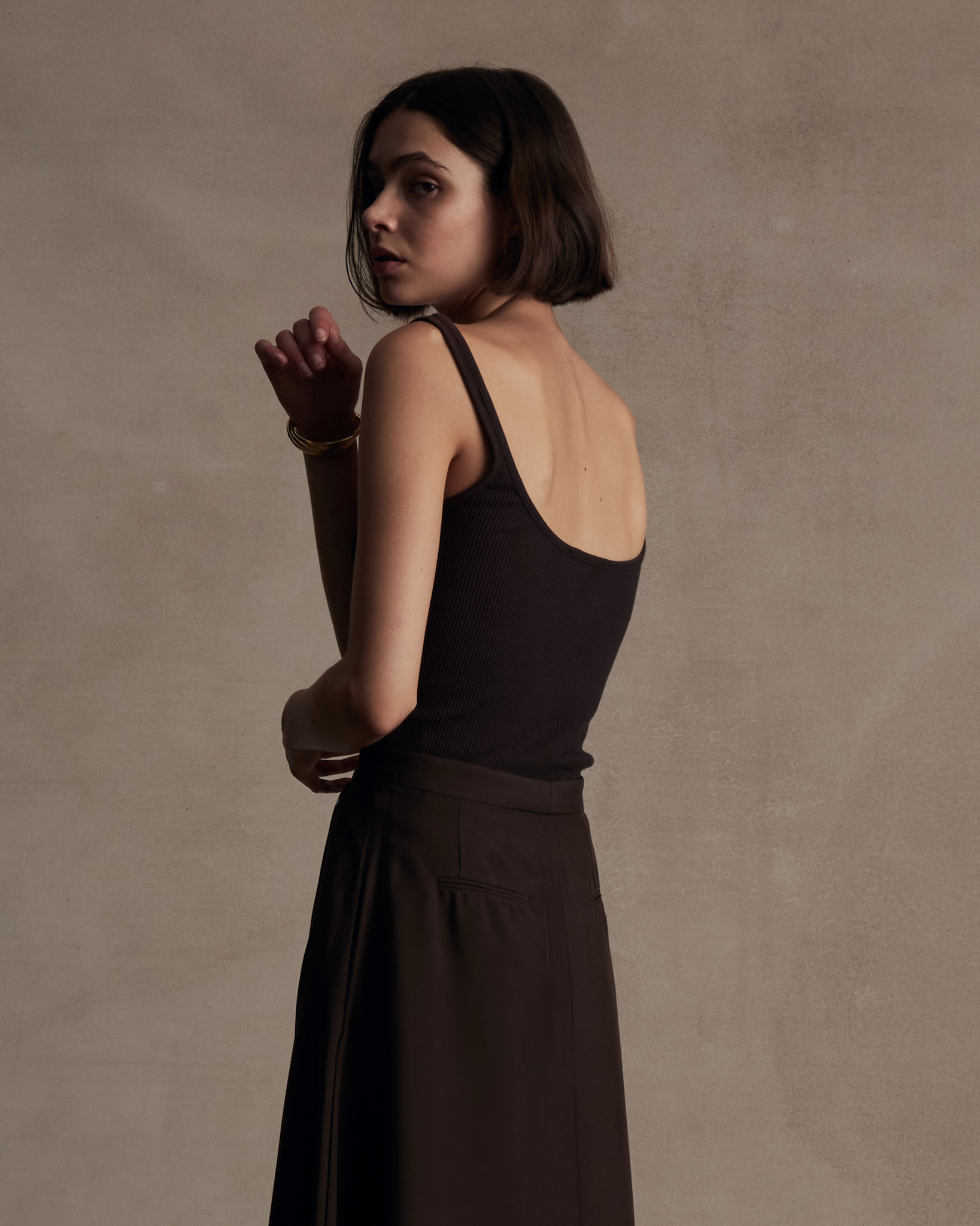 Chocolate Waffle Camisole