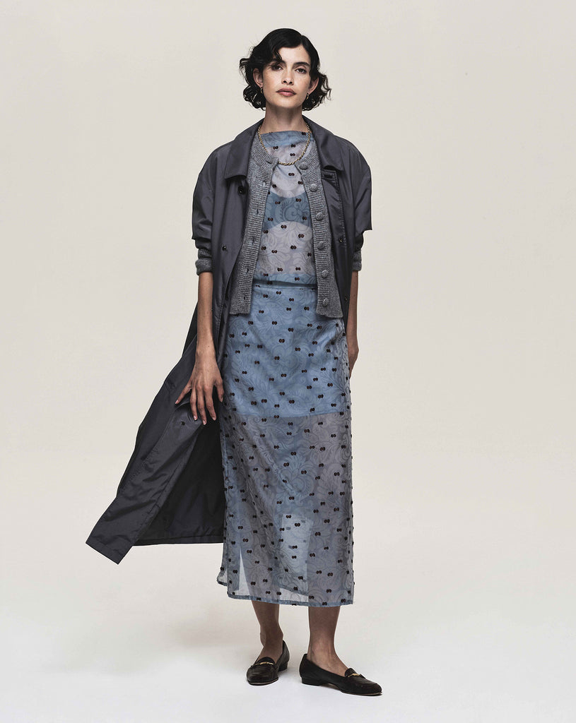 Femme Rain Mac - Charcoal