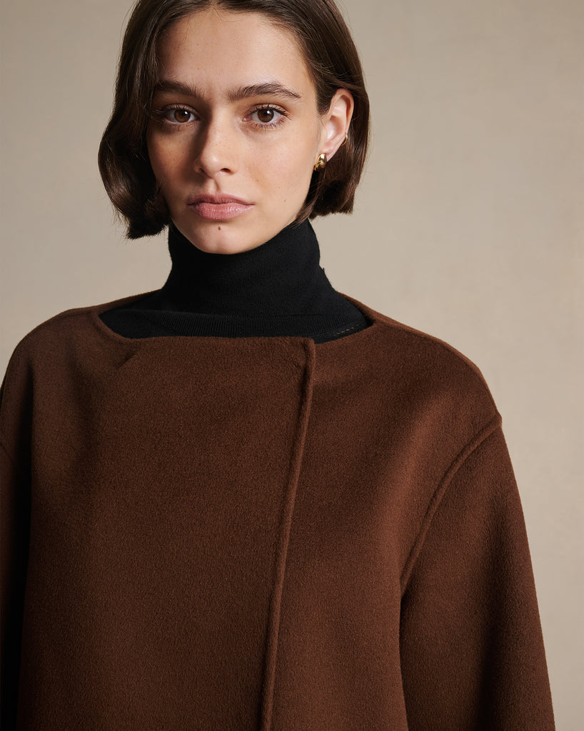 Rosie Cropped Jacket - Chestnut