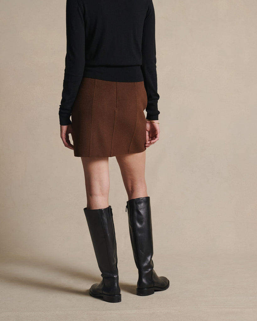 Rosie Mini Skirt - Chestnut