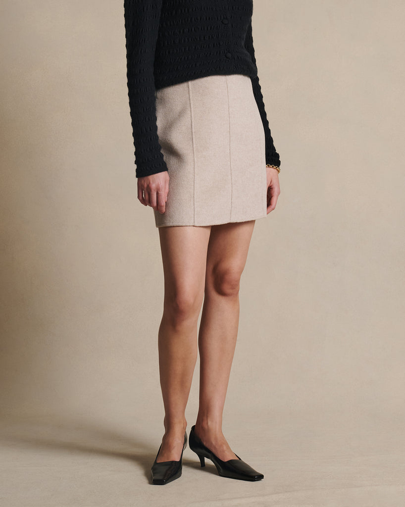 Rosie Mini Skirt - Oat