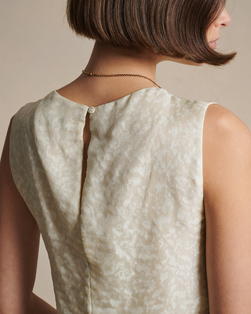 Mara Boat Neck Top - Cloud