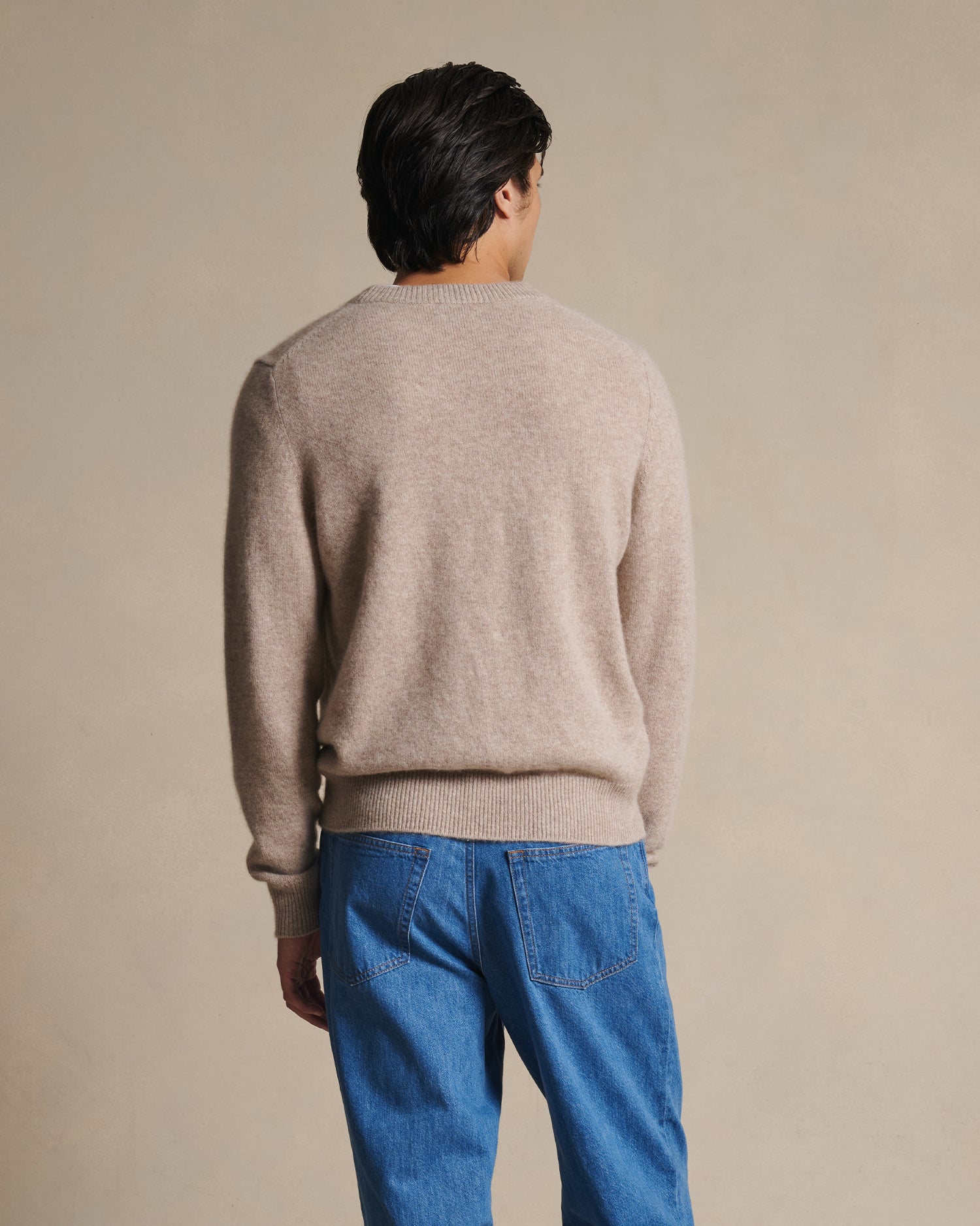 Cashmere Crew Neck - Oatmeal