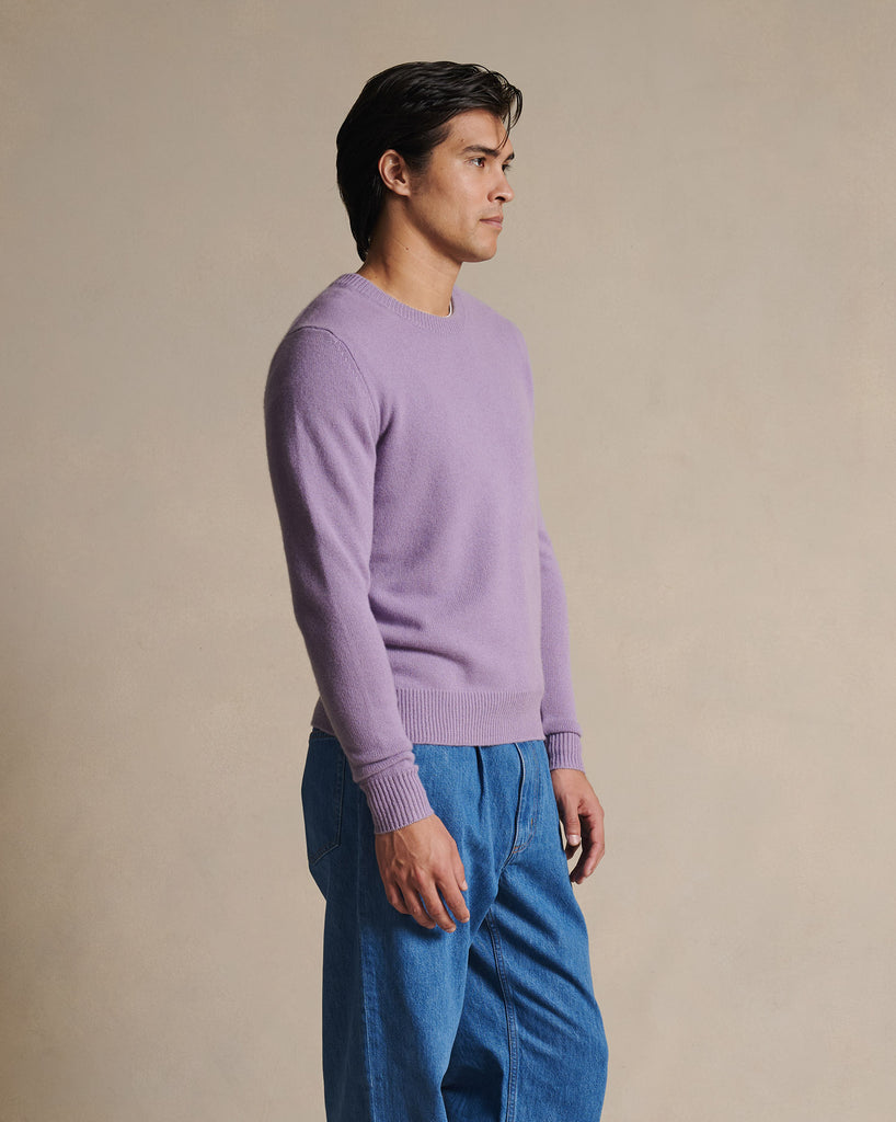 Cashmere Crew Neck - Lavender