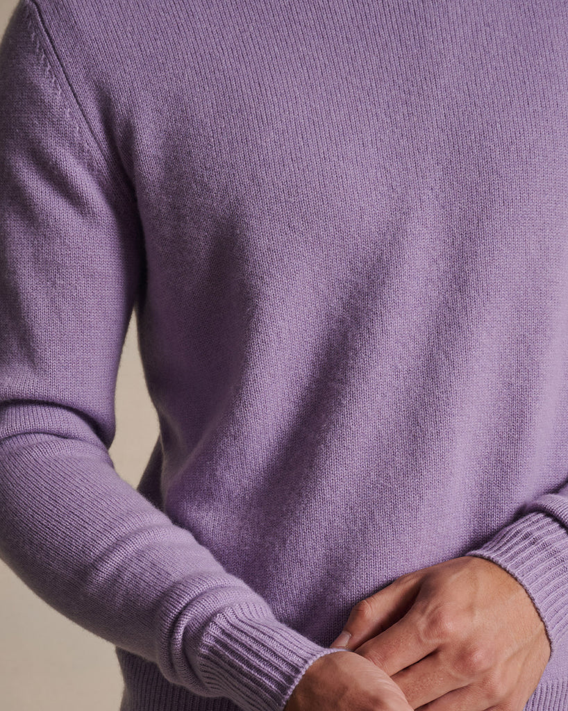 Cashmere Crew Neck - Lavender