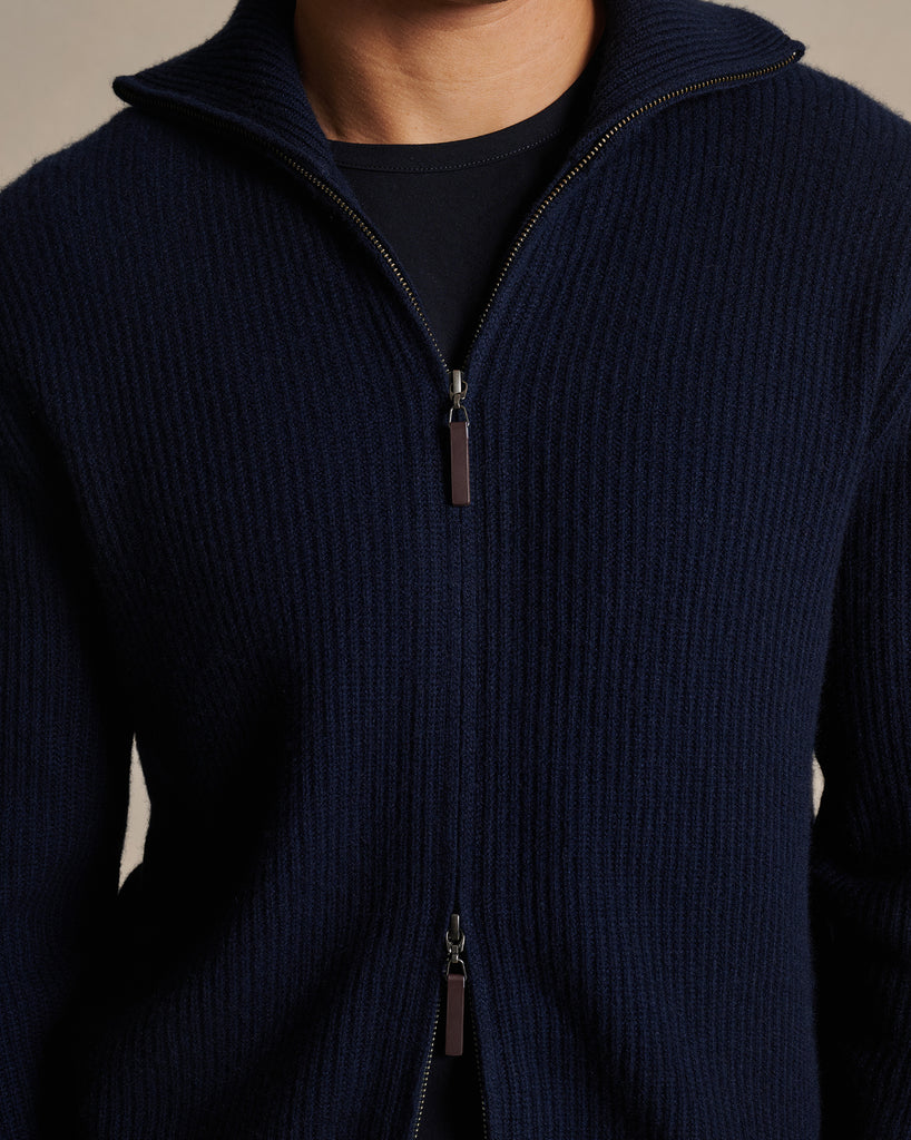 Royal Cashmere Cardigan - Navy