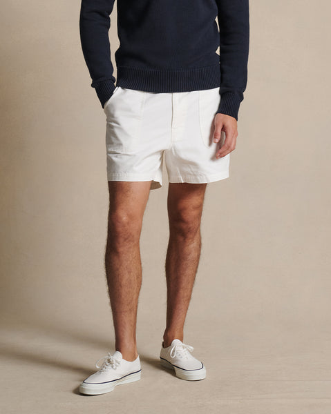 Carpenter Shorts - Off White – P Johnson