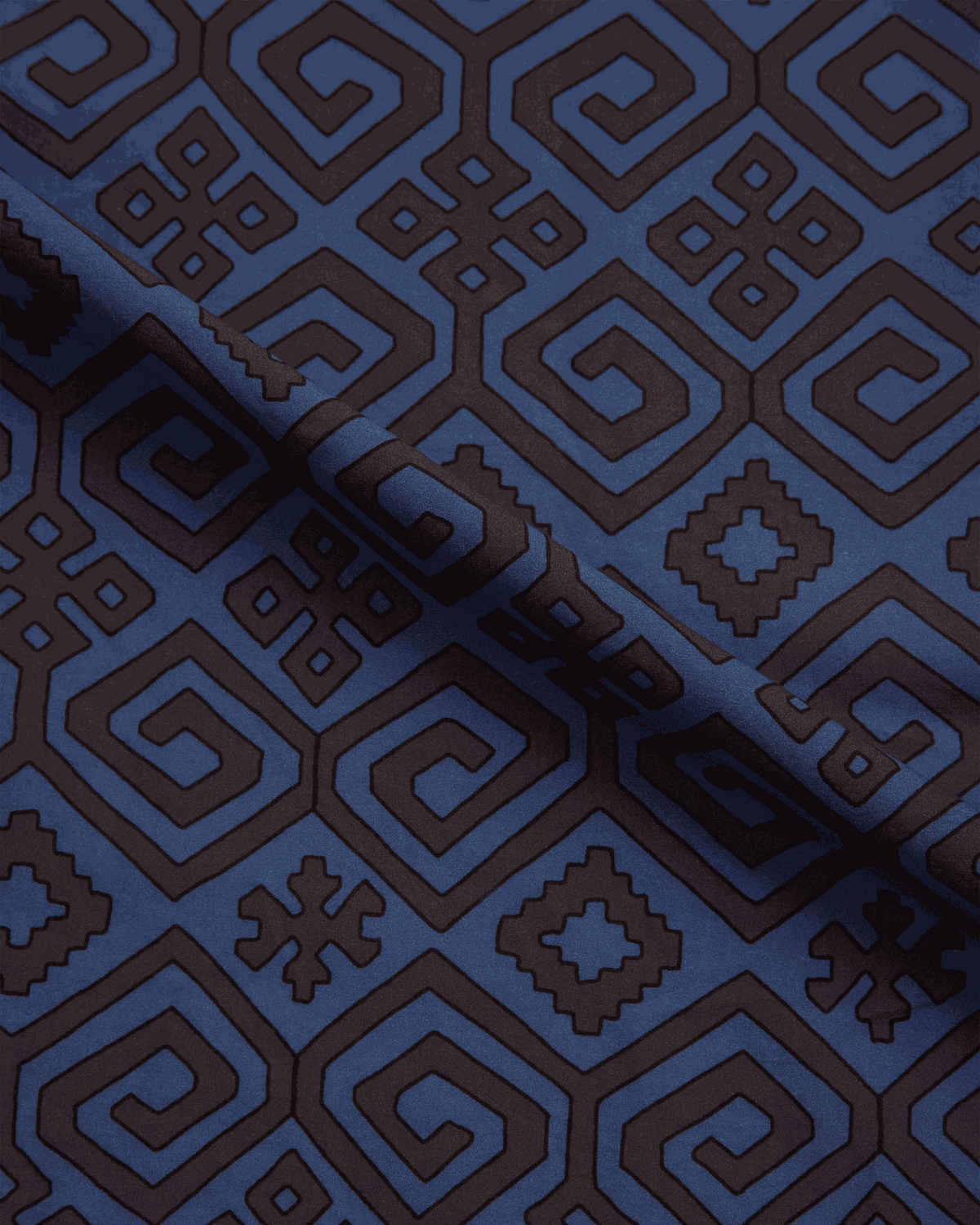 Papori Sarong - Slate Blue Cotton