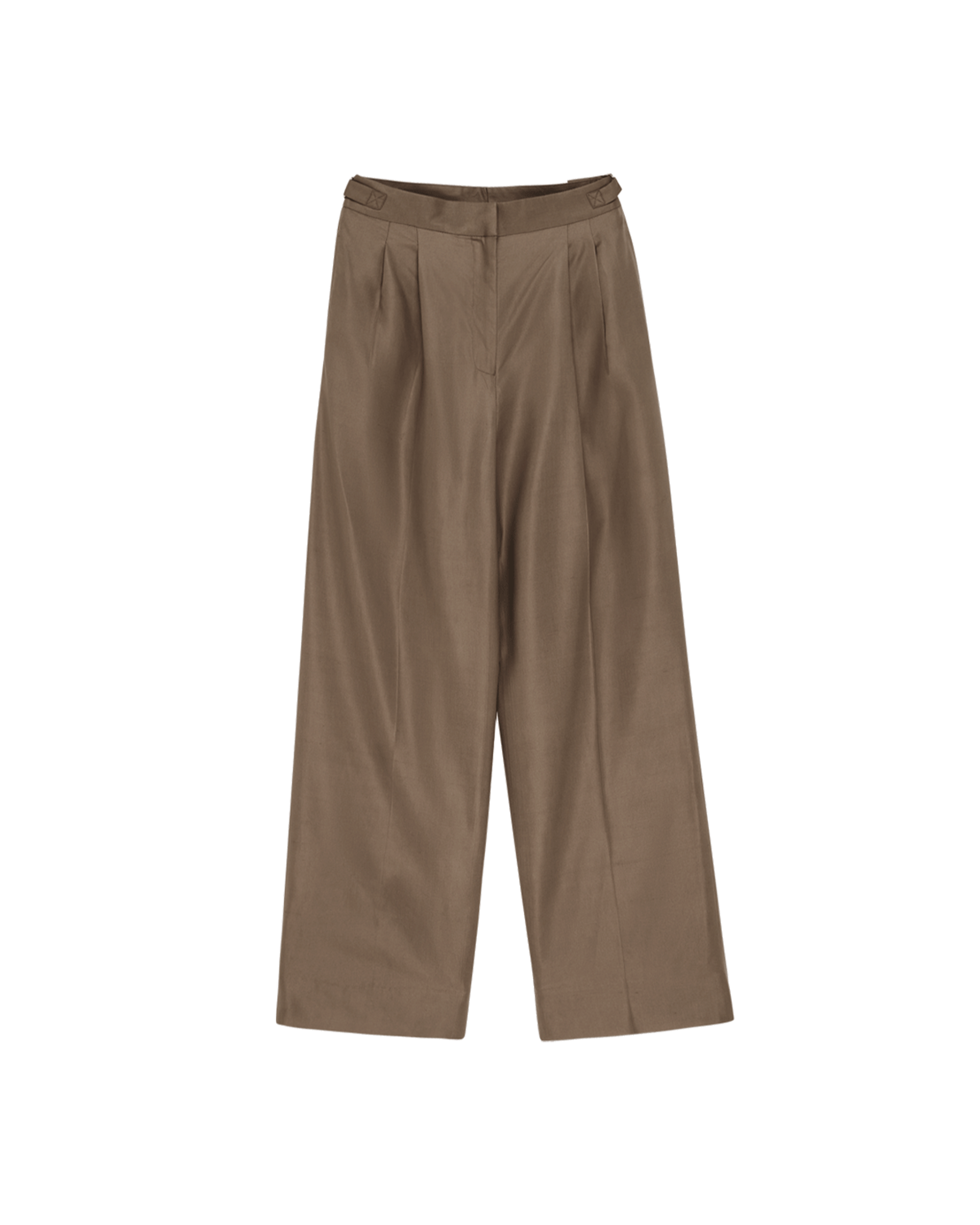 Perriand Trouser - Taupe Dupioni