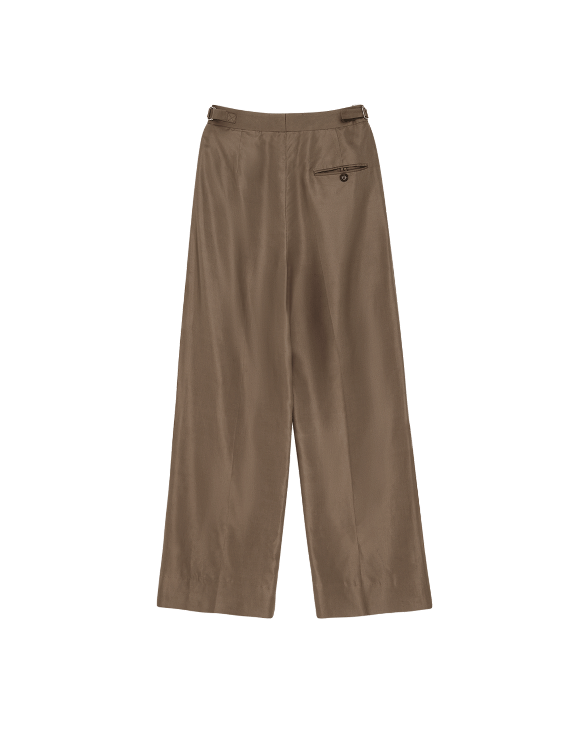 Perriand Trouser - Taupe Dupioni