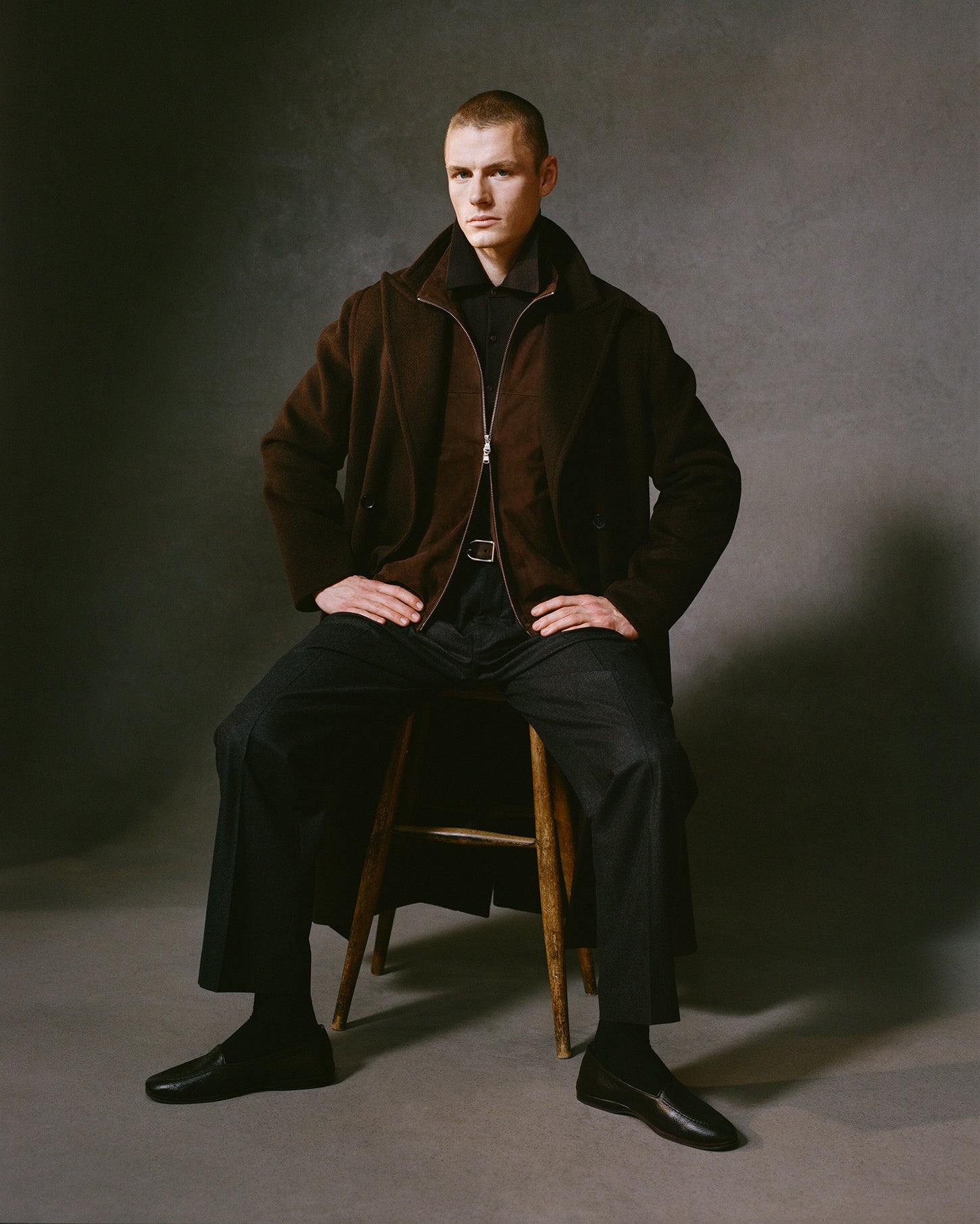 Senna Jacket - Chocolate Suede