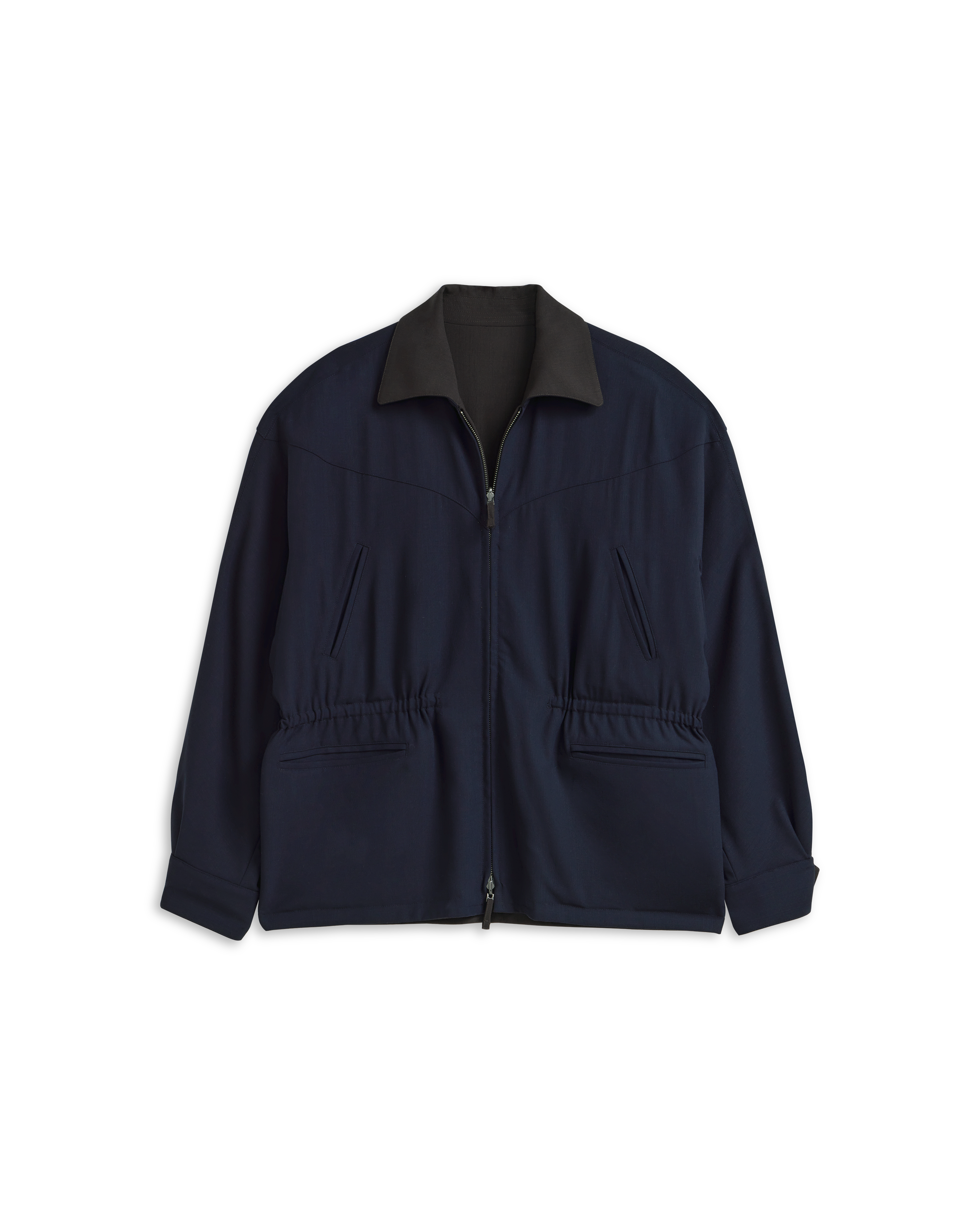 Reine Reversible Jacket - Chocolate & Navy