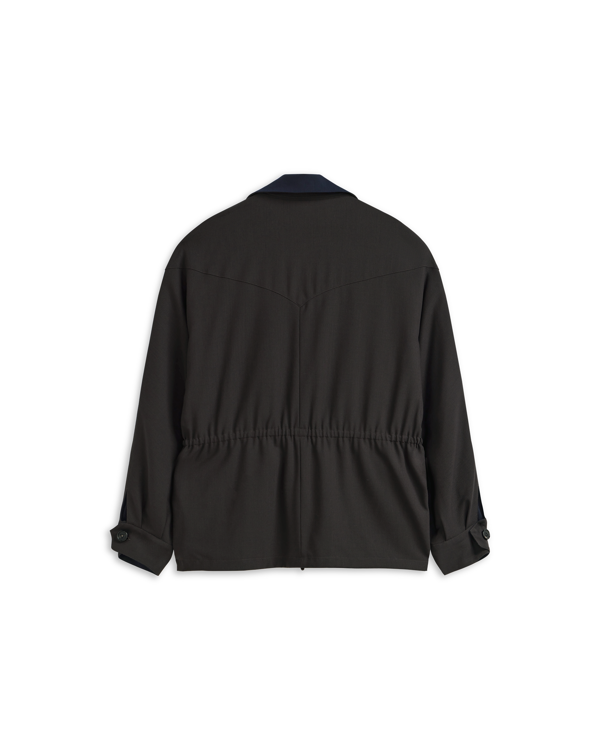 Reine Reversible Jacket - Chocolate & Navy