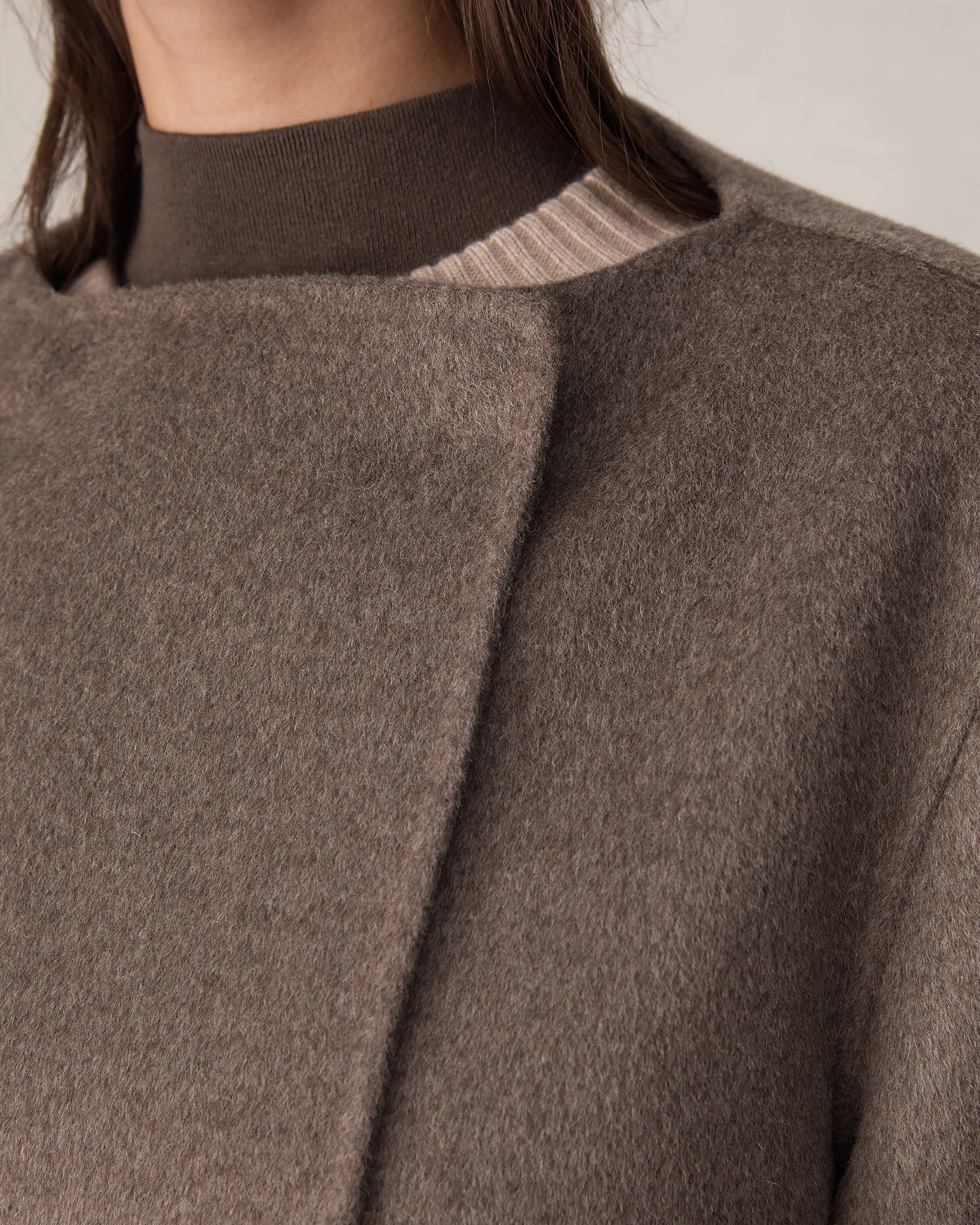 Rosie Cropped Jacket - Brindle