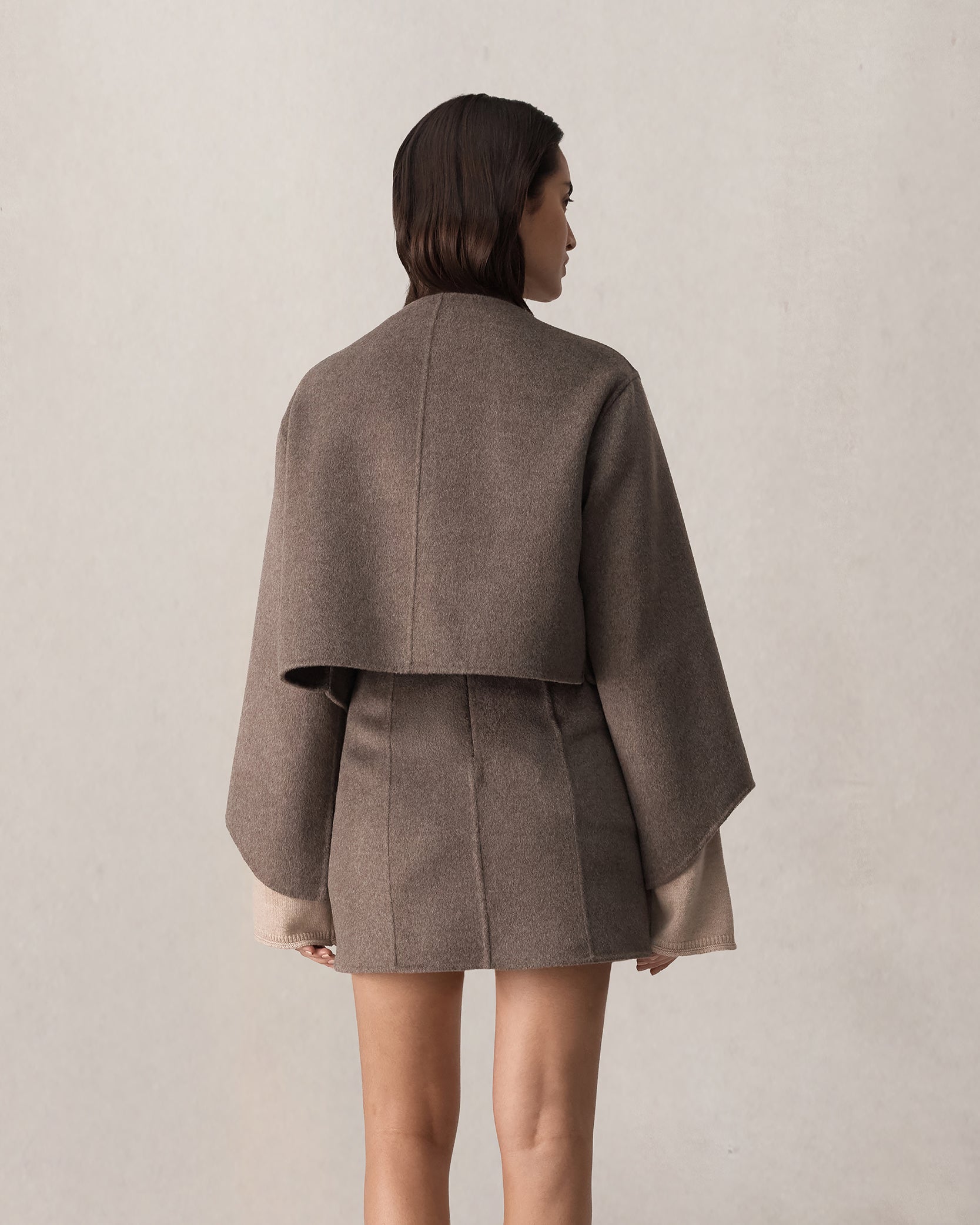 Rosie Cropped Jacket - Brindle